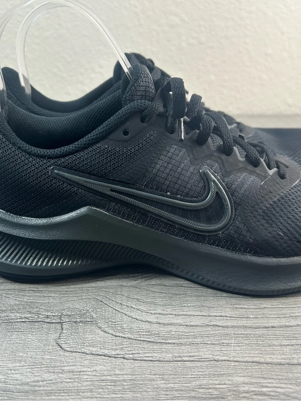 Nike Downshifter 12 Triple Black Running Shoes Men’s Athletic Sneakers Size 7.5